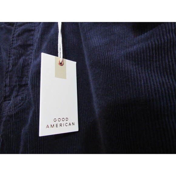 Good American Ink Blue Corduroy Good Classic Jeans Size 8/29 NWT - Picture 5 of 9